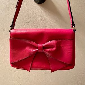 Kate Spade crossbody leather bag in red